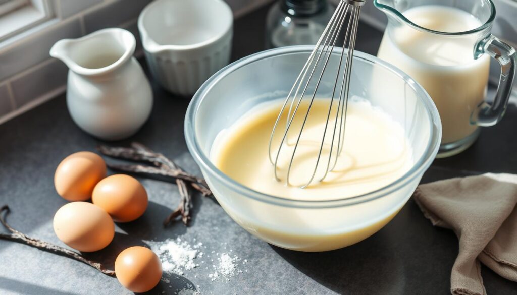 Preparing the Custard Base Preparing the Custard Base