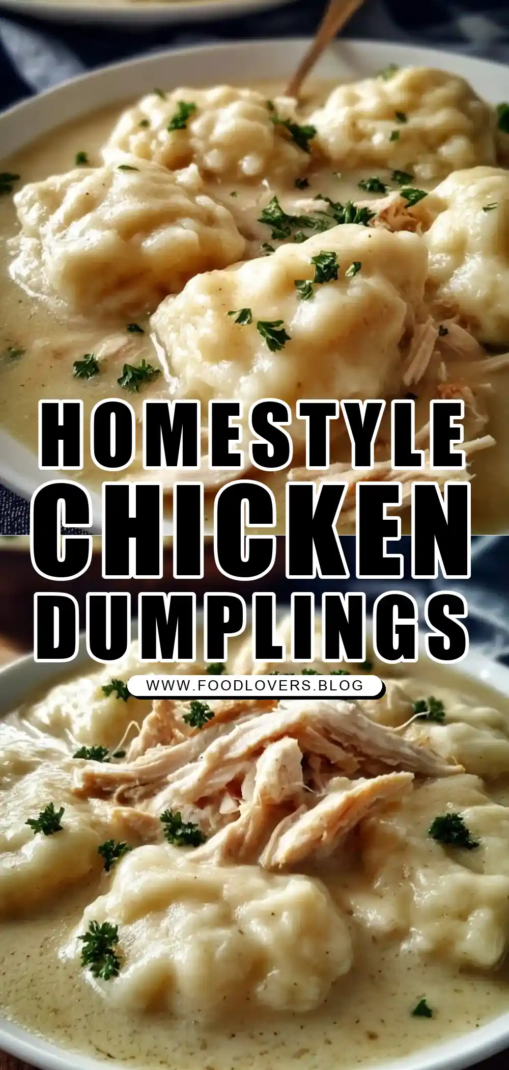 Homestyle Chicken & Dumplings (Cracker Barrel-Inspired)