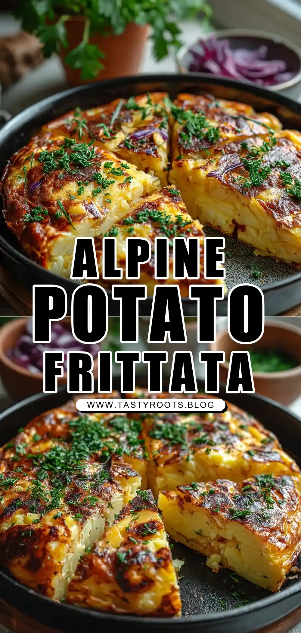 Traditional Alpine Potato Frittata – A Hearty Comfort Dish from the Mountains