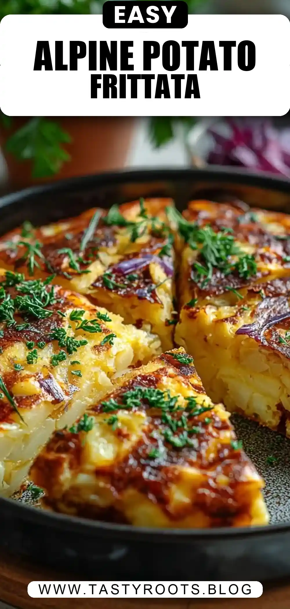 Traditional Alpine Potato Frittata – A Hearty Comfort Dish from the Mountains