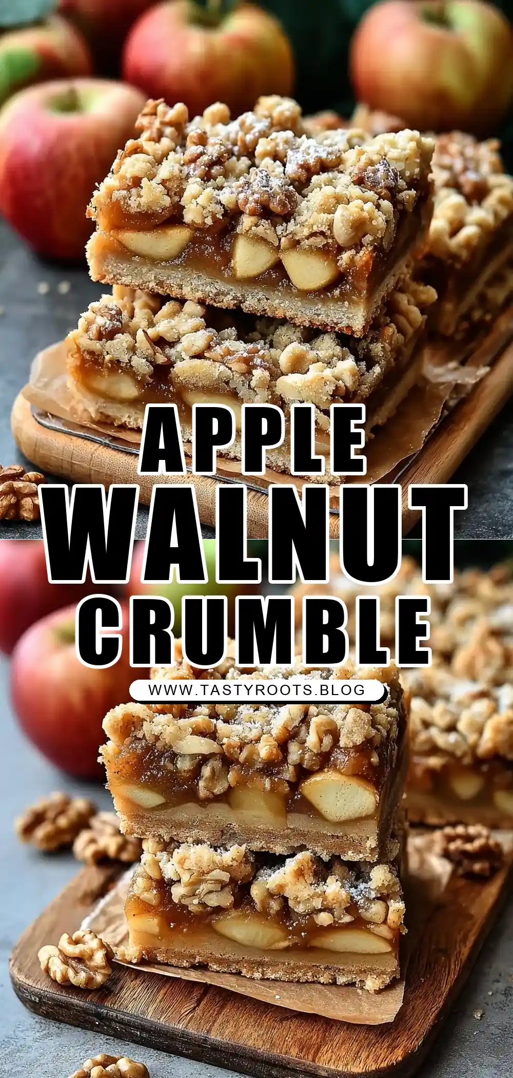 Rustic Apple Walnut Crumble Squares Recipe: A Perfect Fall Dessert