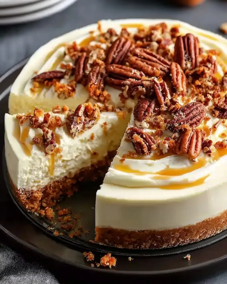 A delicious plate of Best Carrot Cake Cheesecake Recipe – A Dessert You’ll Crave Again and Again