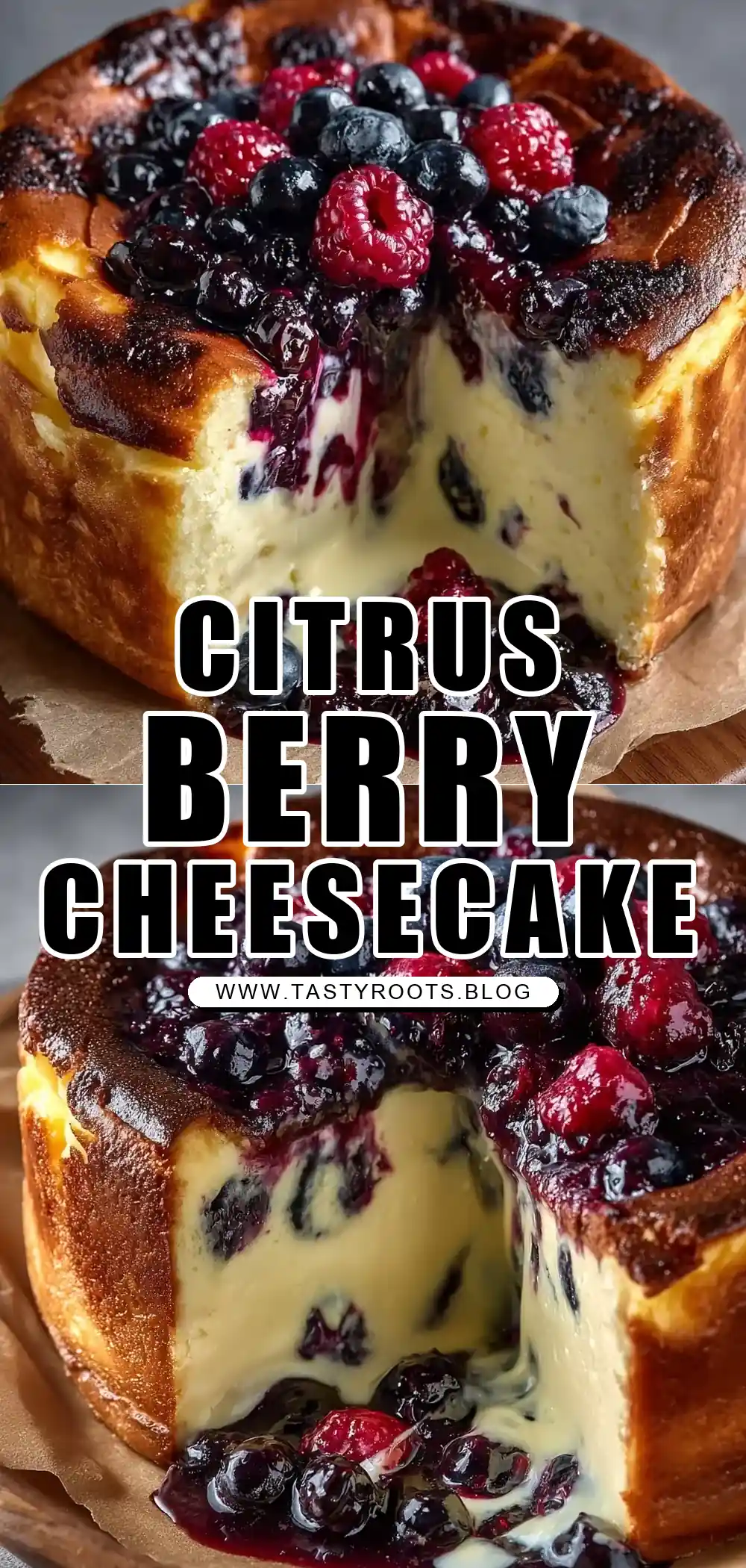 Citrus Berry Burnt Cheesecake: A Luscious Twist on a Classic Favorite