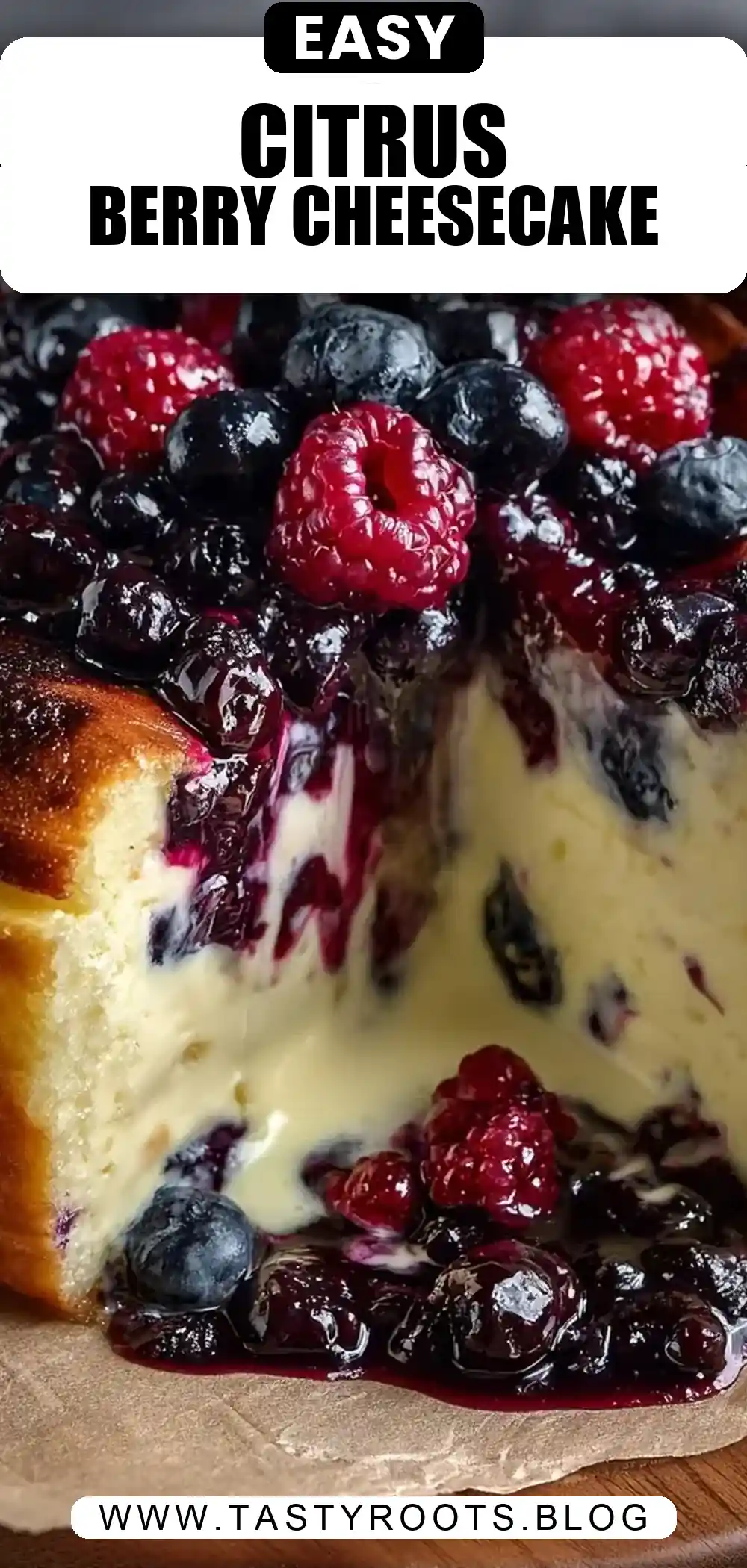 Citrus Berry Burnt Cheesecake: A Luscious Twist on a Classic Favorite
