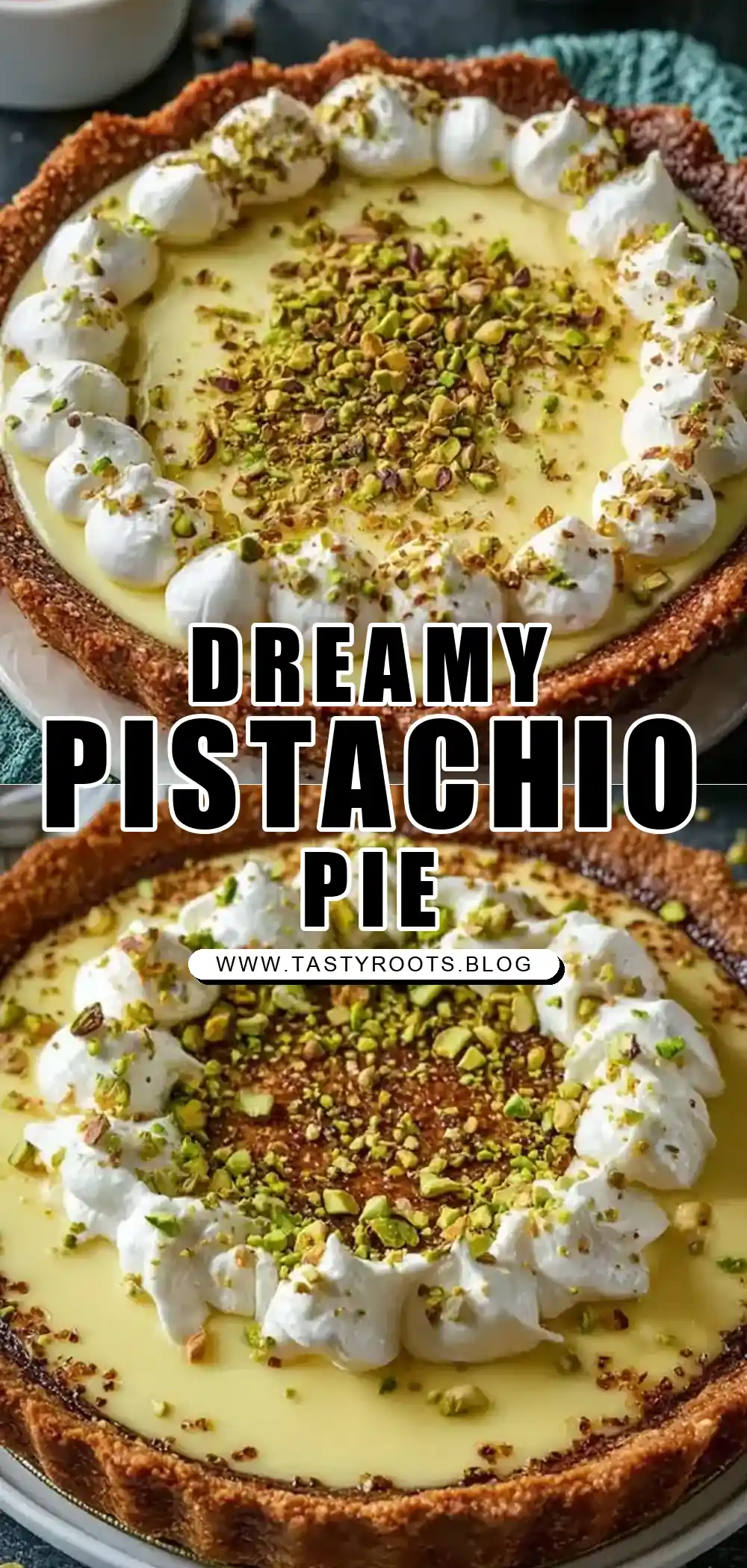Creamy Pistachio Pie with Buttery Nut Crust: A Dreamy Dessert Worth Savoring