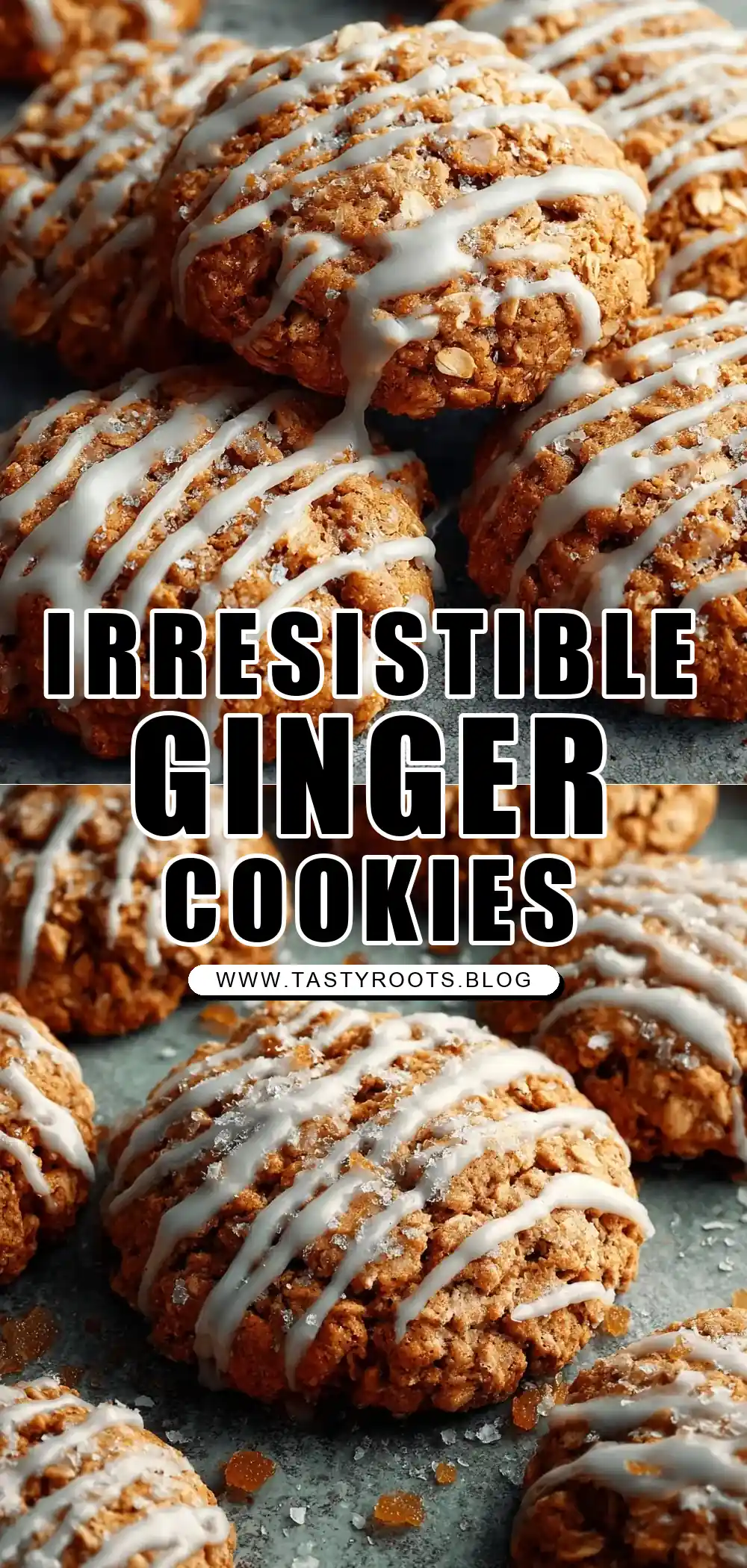 Gluten-Free Iced Ginger Oatmeal Cookies (Irresistible + Easy Recipe)