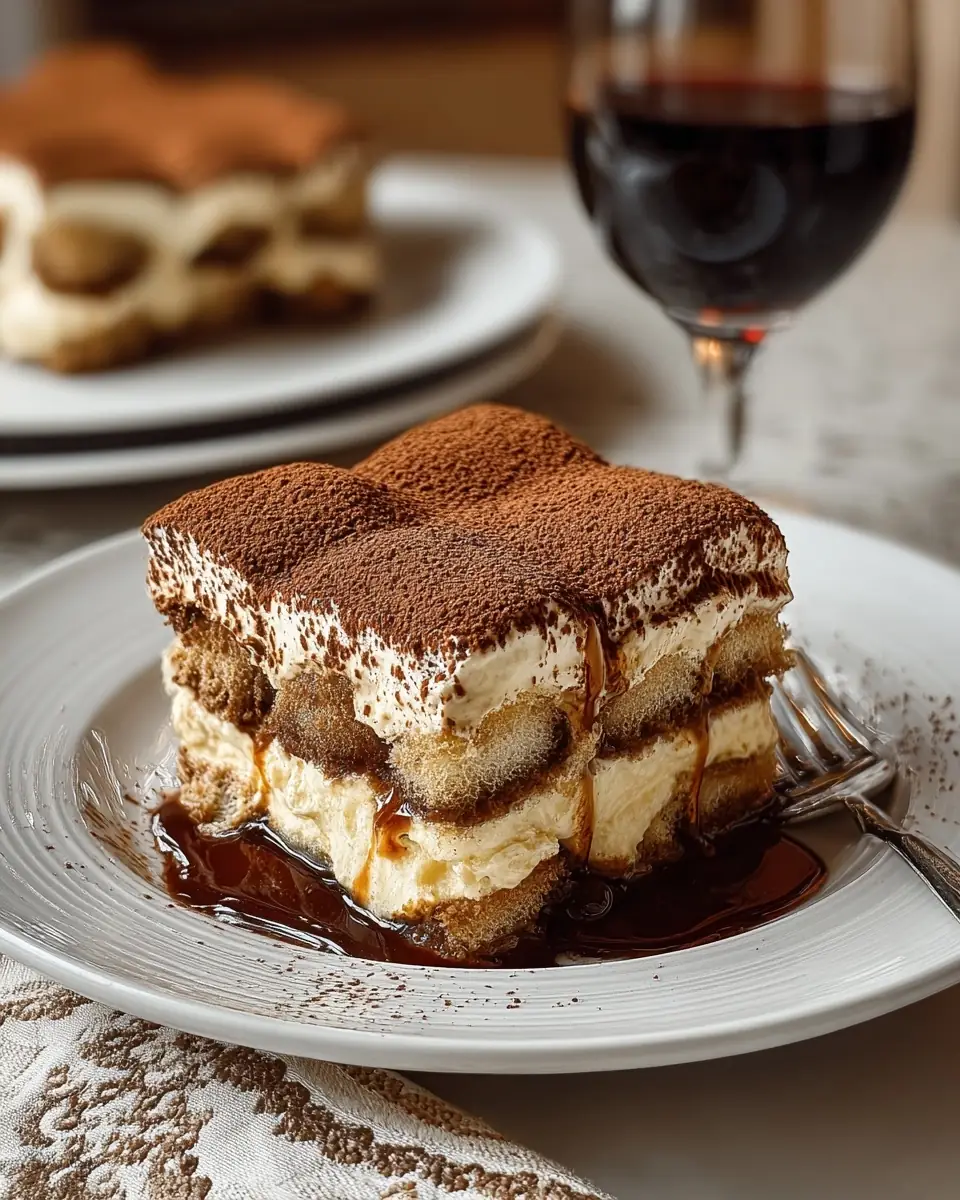 A delicious plate of Italian Tiramisu for a Crowd: The Ultimate Recipe to Impress Your Guests