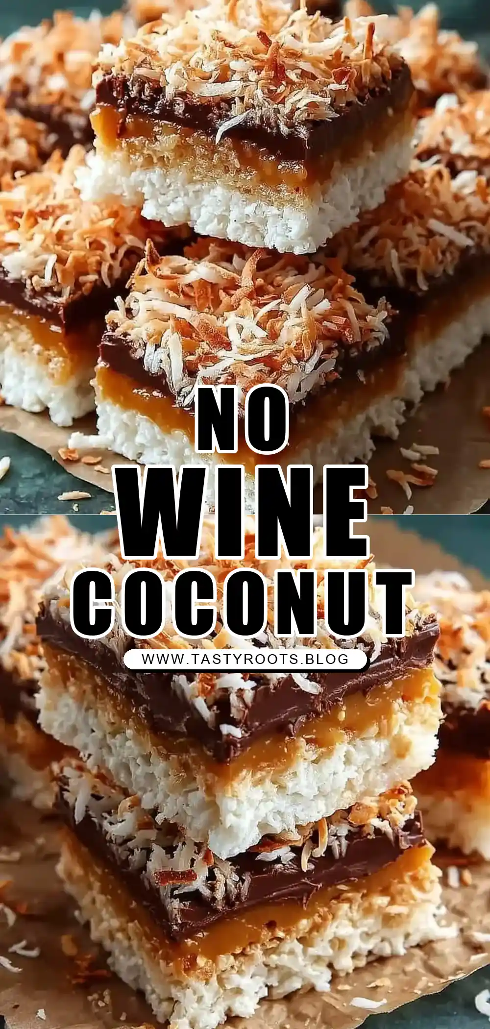 Easy No-Wine Rice Krispie Coconut Bars Recipe