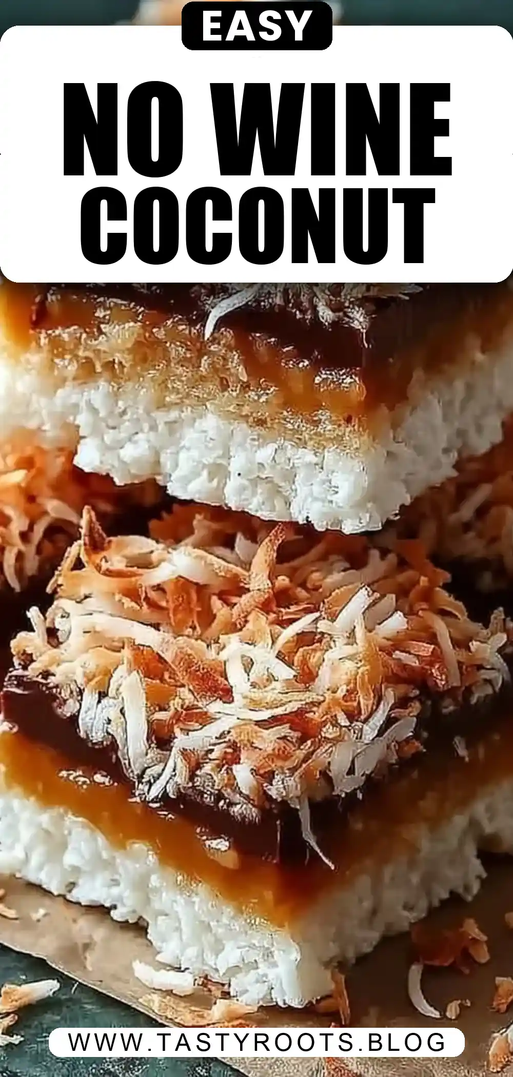 Easy No-Wine Rice Krispie Coconut Bars Recipe