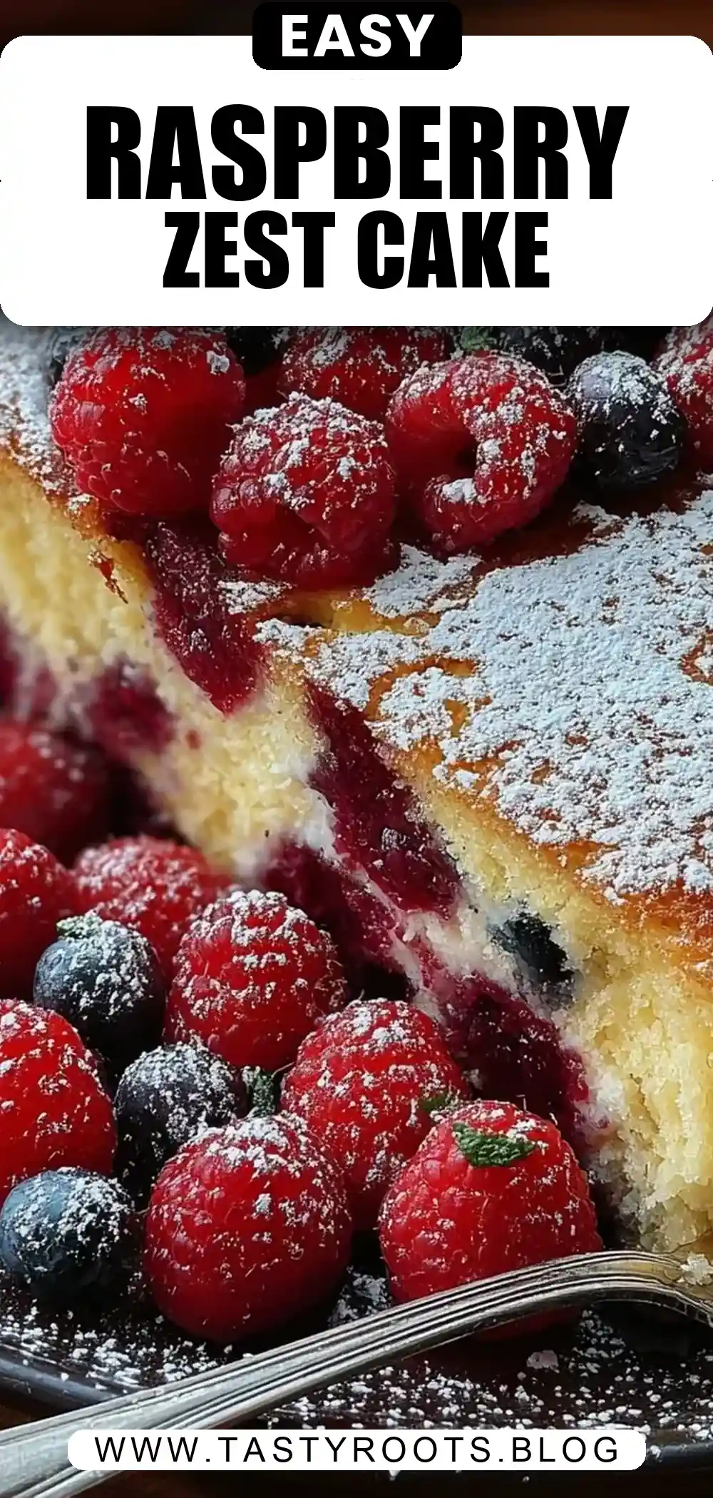Lemon-Zest Raspberry Bliss Cake – A Burst of Flavor in Every Bite