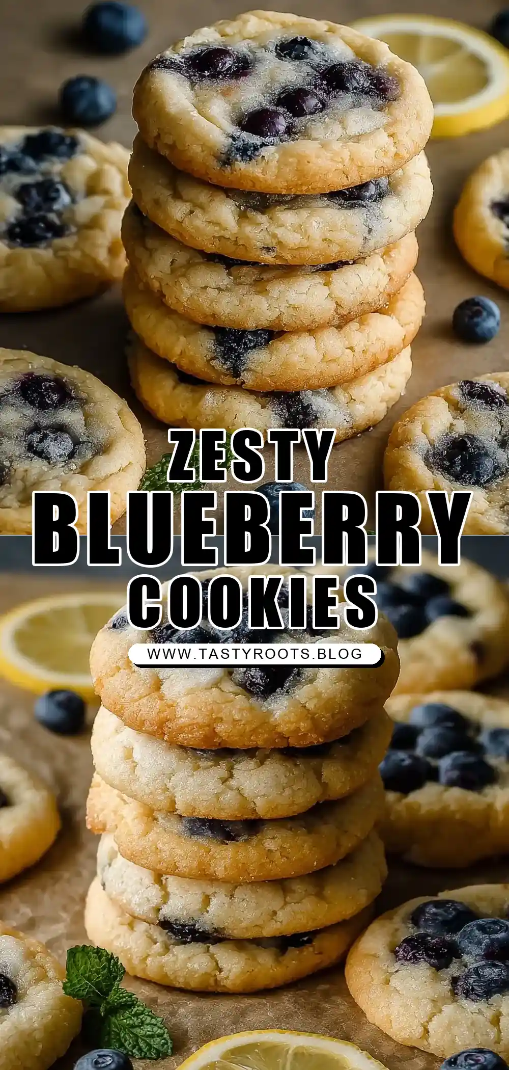 Lemon Blueberry Cookies: Soft, Zesty, and Bursting with Flavor